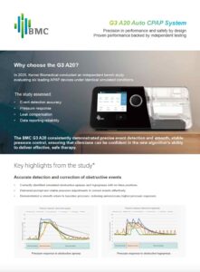 2025 New Algorithm Brochure, G3 Auto CPAP System
