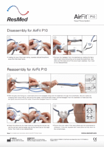 AirFit P10 Disassembly and Reassembly Guide