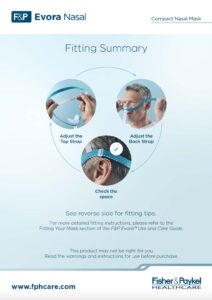 Evora Nasal Fitting Tips Summary