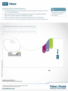 F&P Vitera Sizing Guide